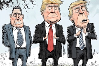 draw political cartoon and comic strip