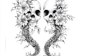 do design a unique neo tribal, cyber sigilism,