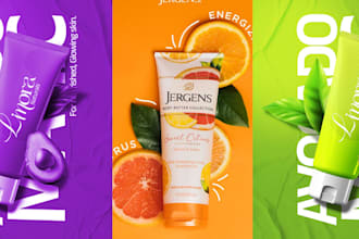 do creative product photo manipulations design with 2 hours