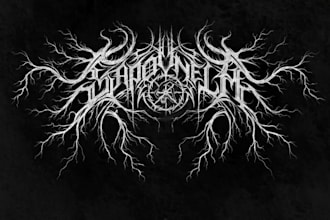 make custom brutal death metal logo for your band