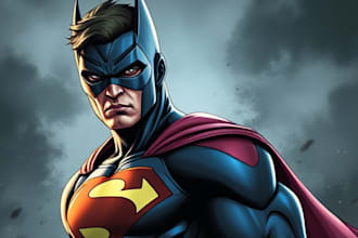 draw you a superhero character