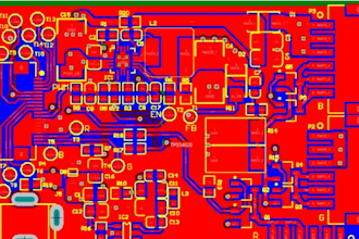 design schematics and pcb layout,board and gerber file in proteus and altium