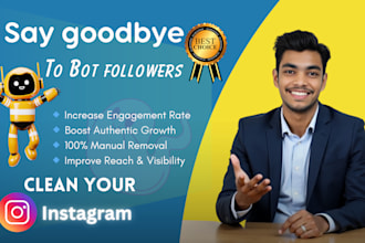 safe instagram follower cleanup, get rid of bots, ghosts and inactive accounts