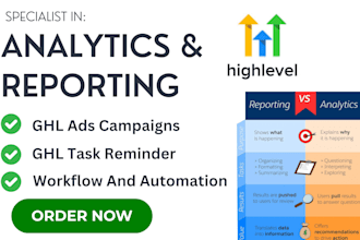 setup gohighlevel reporting and analytics ghl ads campaign dashboard template
