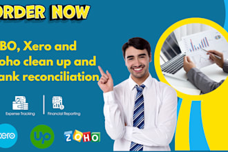 match transactions and reconcile banks in qbo, xero and zoho