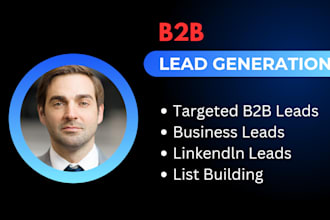 do highly targeted b2b lead generation and prospect list building
