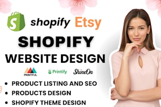 shopify website dropshipping store etsy printful printify shopify shop klaviyo