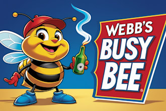 do honey bee logo design