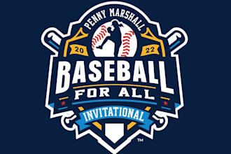design nonprofit dedicated building gender equity baseball logo