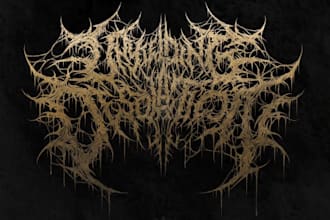 death metal, deathcore, metalcore, logo band merch