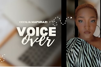 do a voice over that is professional