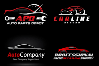 make a modern automotive, auto detailing, auto repair and car wash logo design