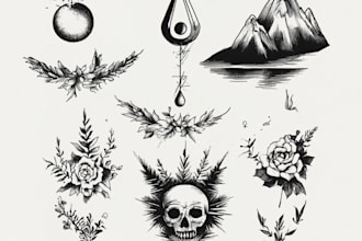 do create lettering, script, calligraphy tattoo designs