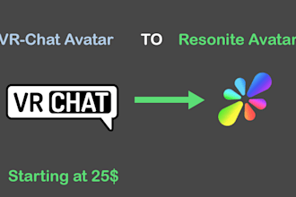 create avatar for resonite