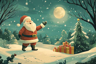 christmas, flyer, greeting card or poster design