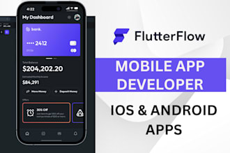 do mobile app development android ios app, building mobile app flutter developer