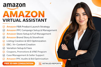 be your amazon fba wholesale virtual assistant