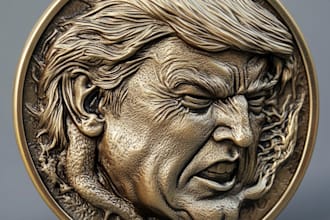 create funny meme art, meme coin art, crypto meme coin art