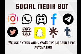build your whatsapp bot telegram bot discord bot website bot