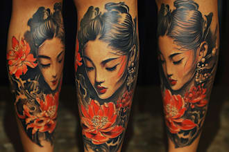 draw amazing japanese oriental tattoo