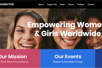 setup nonprofit website, charity, ngo fundraising crowdfunding, donation website