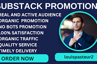 superfast substack promotion, substack page link promotion to active audience