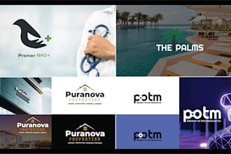 do minimalist, modern and abstract logo design