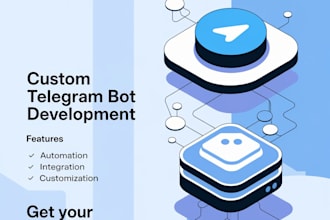 custom telegram bot development your needs