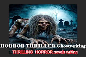be your horror thriller crime stories or novels ghostwriter
