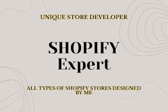 design, redesign shopify store, drop shipping store