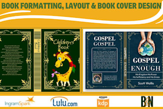 poetry book, children book formatting for amazon KDP, paperback kindle format