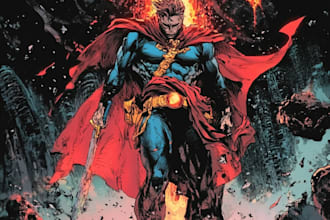 do comic books, splash pages, comic cover art