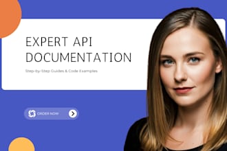 create clear and concise API documentation, custom API guides, code examples