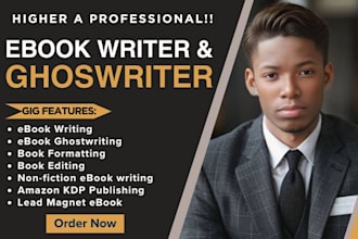 be your proficient ebook writer, non fiction book ghostwriter book writer amazon
