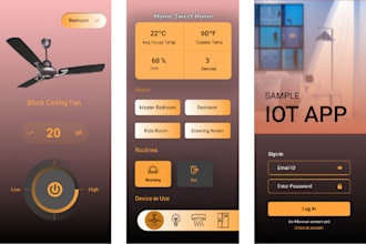 develop iot app ble app esp32 app mqtt app AWS app lora app web app