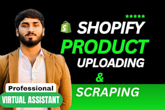 scrape product from website upload or import csv to shopify woocommerce listing