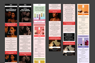 design professional mailchimp email template newsletter