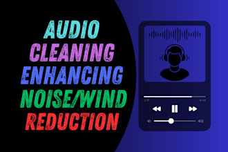 remove background noise and enhance audio for podcast or video