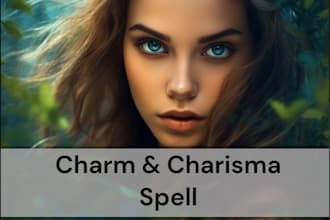 cast charisma spell to boost your charismatic presence, attract positive energy