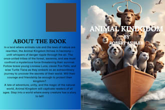 children book cover and children book illustration KDP formatting, book layout