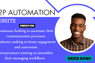 a2p website design automated messaging for your business