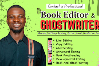 ghostwrite children books, romance novels, self help ebook ghostwriter, memoir
