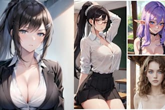 develop ai nsfw website ,ai chatbot, ai image generator
