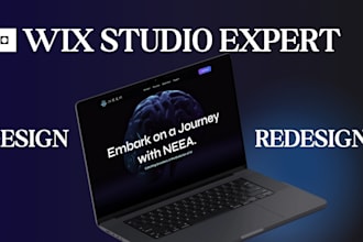 wix studio website design wix website redesign wix studio website