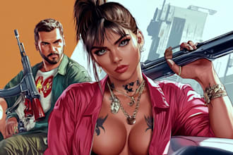 make custom gta v character for you