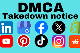 remove harassing and defaming content from social media via dmca