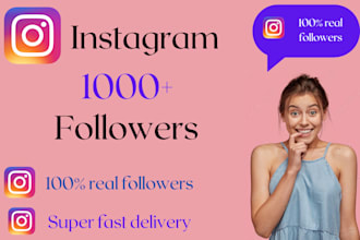 increase 1000 organic instagram followers with lifetime guarantee