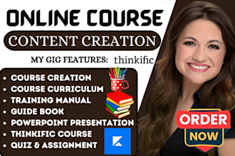 create ebook online course content teachable course creation workbook design