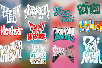 design unique typography for you