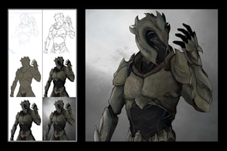draw characters or custom assets for games